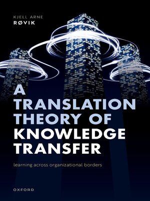 cover image of A Translation Theory of Knowledge Transfer